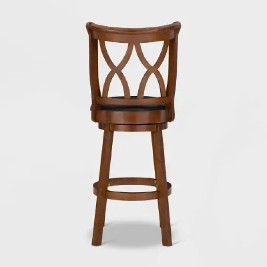 Madison Counter Height Barstool Rustic Oak - Powell Company image {5}