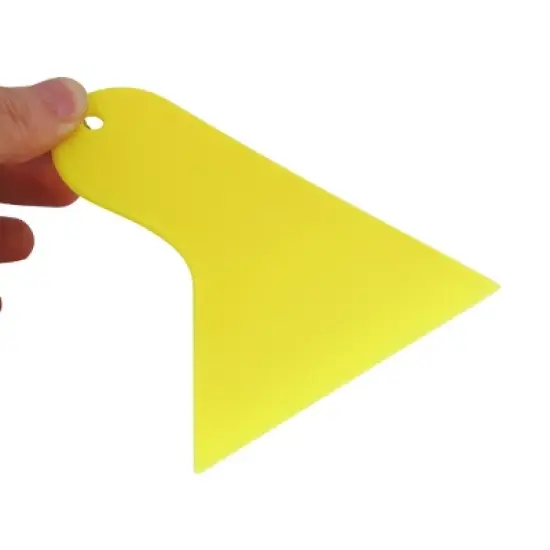 Unique Bargains Plastic Car Window Film Scrapers Yellow 2 Pcs image {3}