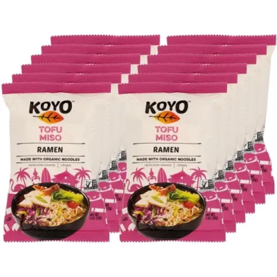 Koyo Tofu Miso Ramen - Case of 12/2 oz image {6}