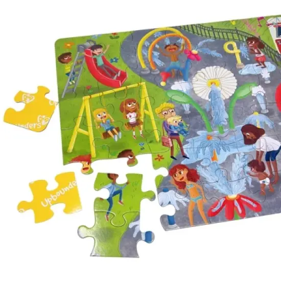 Upbounders by Little Likes Kids Splash Park Kids' Jumbo Puzzle - 48pc image {3}