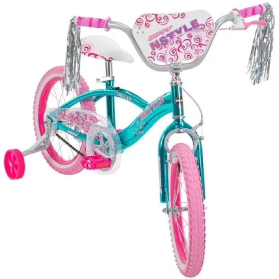 Huffy N'Style 16" Kids' Bike - Teal image {6}