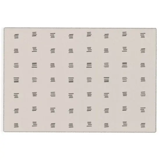 Urban Wild Studio desert check small charcoal Outdoor Rug - Deny Designs image {7}