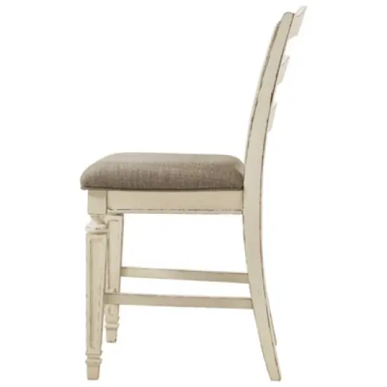 Realyn Counter Height Barstool Chipped White - Signature Design by Ashley image {6}