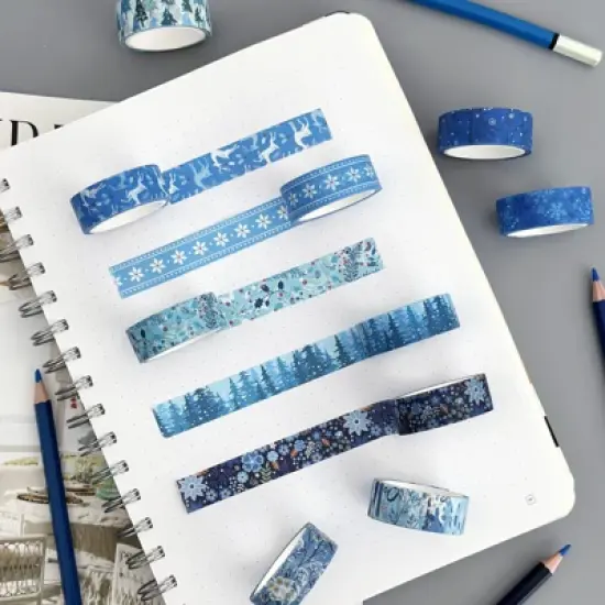 Wrapables Winter Season Washi Set for Arts & Crafts, Scrapbooking, Stationery, Diary image {11}