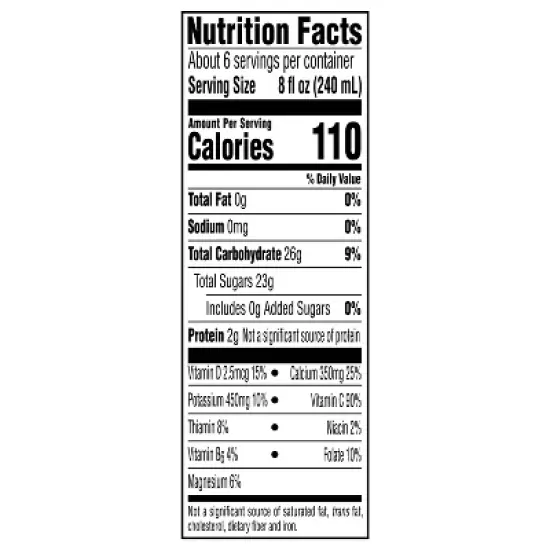 Simply Beverages Orange Pulp Free with Calcium and Vitamin D Juice - 46 fl oz image {4}