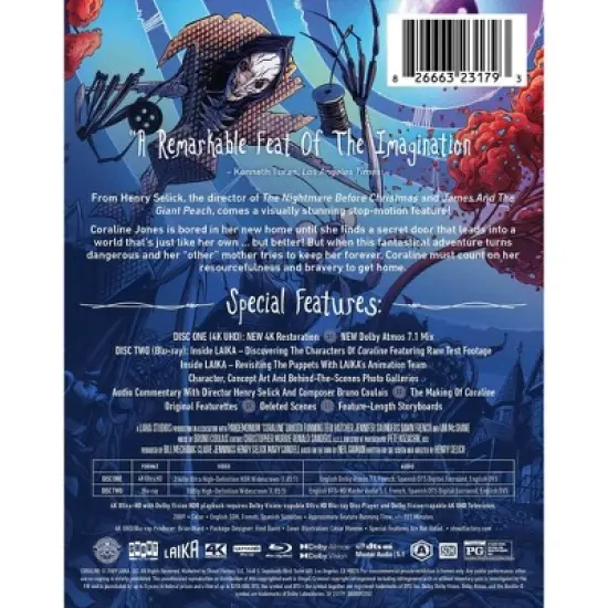 Coraline (Steelbook) (4K/UHD)(2022) image {2}