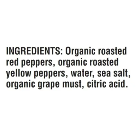 Mediterranean Organic Fire Roasted Red & Yellow Peppers - Case of 12/16 oz image {4}
