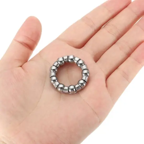 Unique Bargains Stainless Steel Repair Accessories Bike Ball Crank Bearings 4 Pcs image {3}
