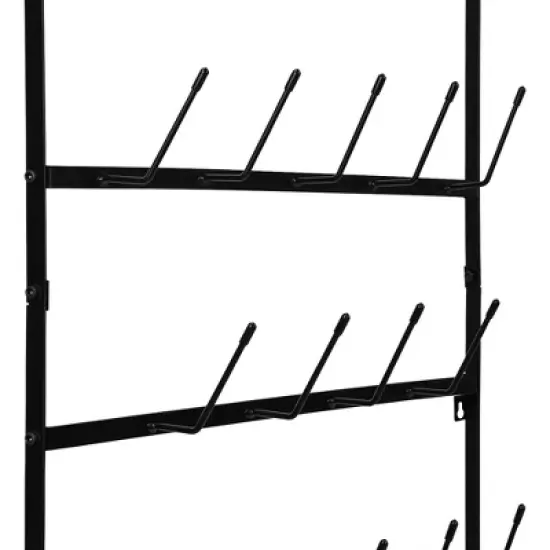 Sorbus 6-Tier Wall Mounted Metal Mug Holder Rack - Display Organizer for Coffee Mugs, Tea Cups, Mason Jars, and More &ndash; Holds 27 Mugs image {4}