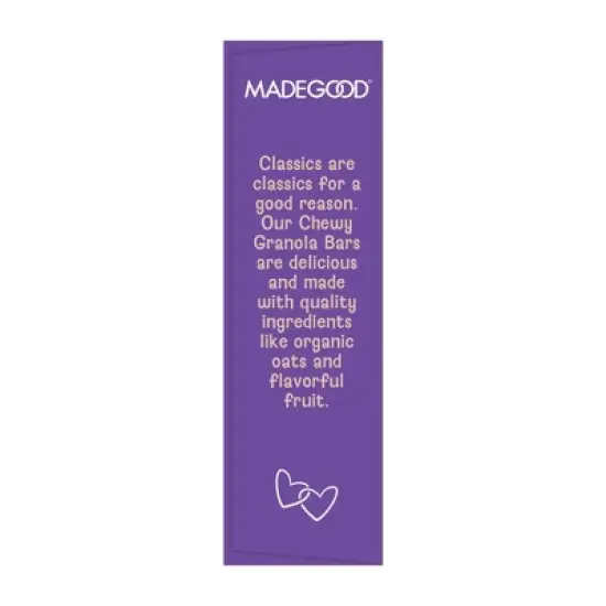 MadeGood Snack Bars Mixed Berry - 0.85oz image {2}