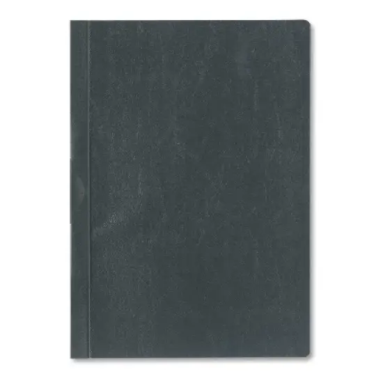 Durable DuraClip Report Cover Clip Fastener Clear/Black 30-Sheet - 8.5" x 11" - Case of 25 image {1}