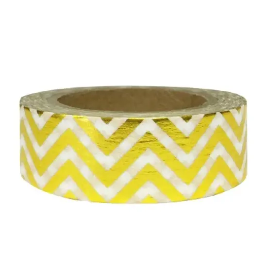 Wrapables Washi Masking Tape, Green and Gold Group image {14}