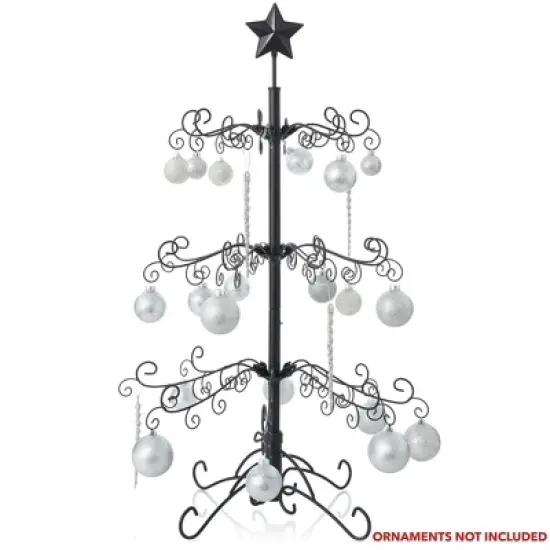 Casafield Ornament Display Stand - Wrought Iron Christmas Tree Ornament Holder image {4}