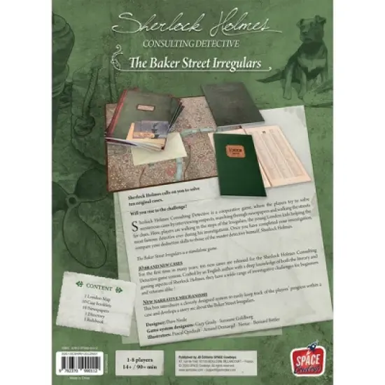 Sherlock Holmes Consulting Detective Baker Street Irregulars Game image {2}