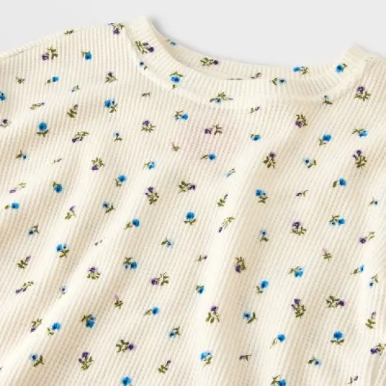 Baby Girls' 2pc Waffle Sweatshirt & Legging Set - Cat & Jack&trade; image {2}