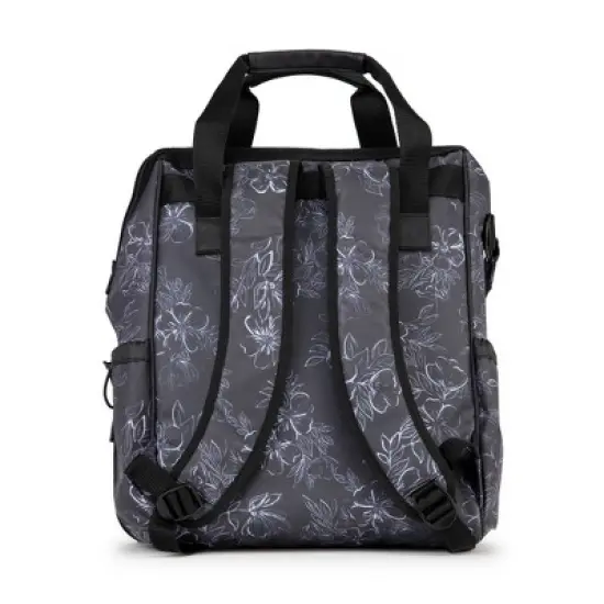 JuJuBe Dr Mom Multi-Carry Backpack Deluxe Diaper Bag - Floral Print image {2}