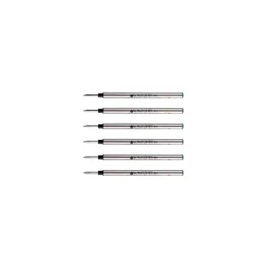 Monteverde Monteverde Rollerball Pen Refill Broad Point Black Ink 6 Pack (K243BK) image {1}