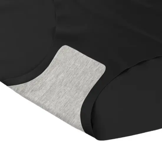 Agnes Orinda Women's Plus Size Panty High Rise Seamless Brief Laser Cut Underwear image {2}