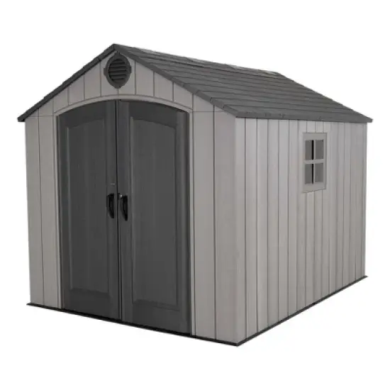 Lifetime Rough Cut Outdoor Storage Shed image {10}