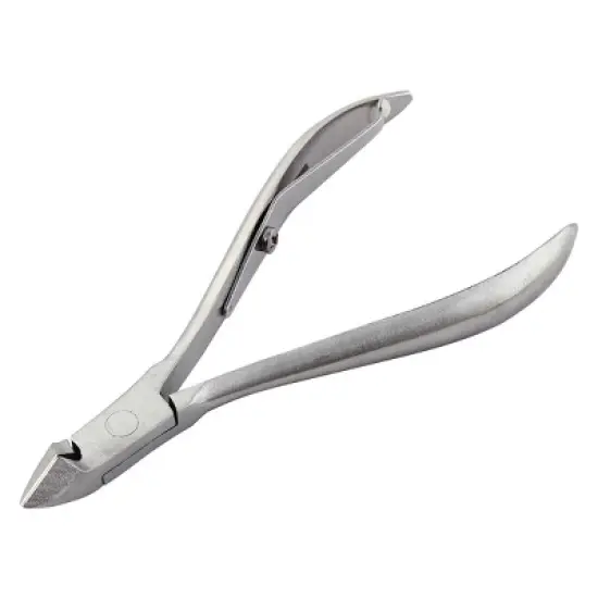 Unique Bargains Metal Beauty Tool Perfect Fingernails and Toenails Cuticle Nippers Silver Tone image {2}