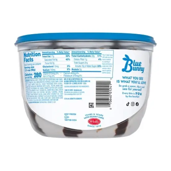 Blue Bunny Peanut Butter Party Ice Cream - 46 fl oz image {2}