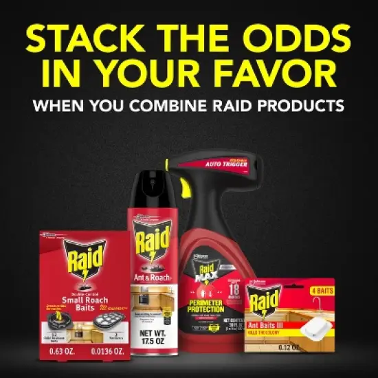 Raid Double Control Indoor Small Roach Killer with Egg Stoppers - 12+3ct image {8}