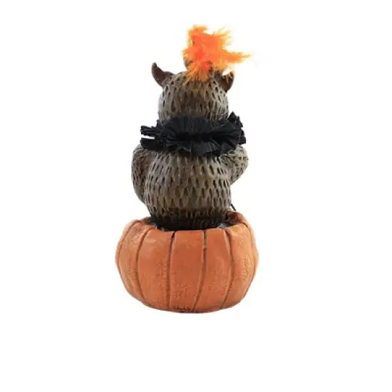 Charles Mcclenning 8.0 Inch Oliver Halloween Figurine , Lightweight Halloween Decor Halloween Owl (1PC) image {1}