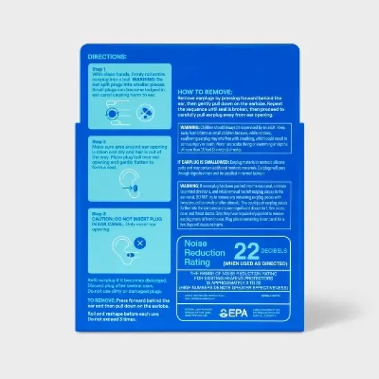 Ultra Soft Silicone Putty Earplugs - 8 pair - up&up&trade; image {2}