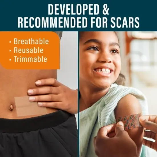 Nuvadermis Silicone Medical Grade Reusable Scar Tape - Clear - 60" Roll image {2}