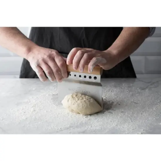Mason Cash Innovative Kitchen Bench Scraper, 4-in-1 Dough Cutter with Herb Stripper image {2}