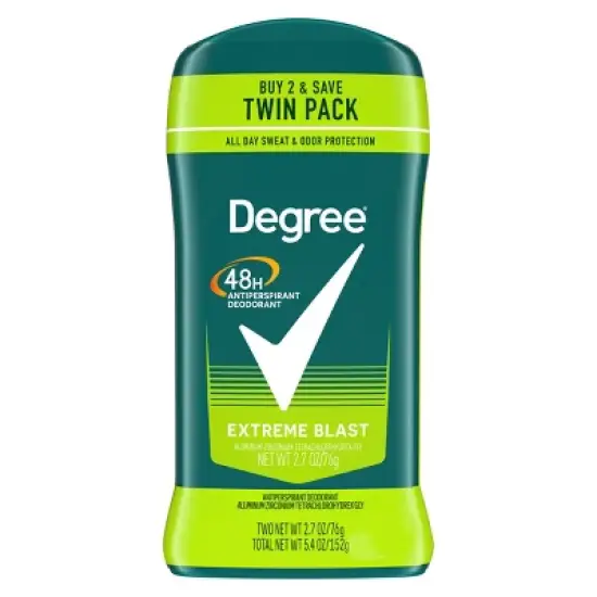 Degree Men Extreme Blast 48-Hour Antiperspirant & Deodorant - 2.7oz/2ct image {7}