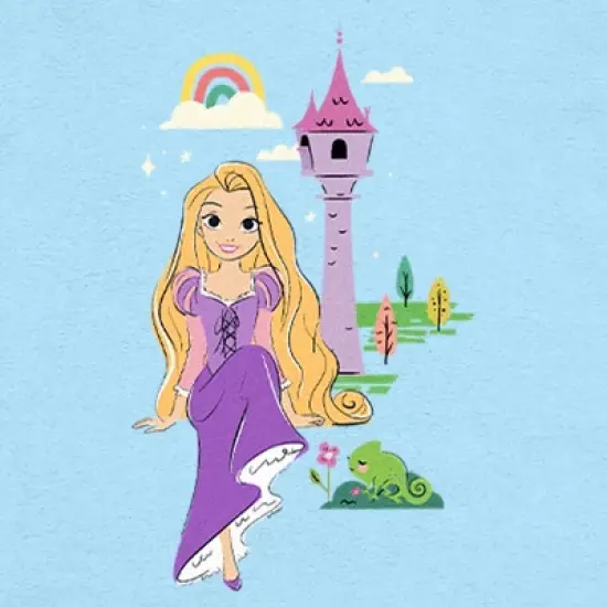 Infant's Tangled Rapunzel and Pascal Tower Onesie image {1}