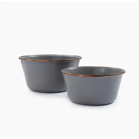 Barebones  Enamel Mixing Bowl Set image {2}