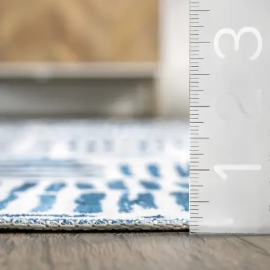 nuLOOM Mitzi Abstract Lines Machine Washable Area Rug image {2}