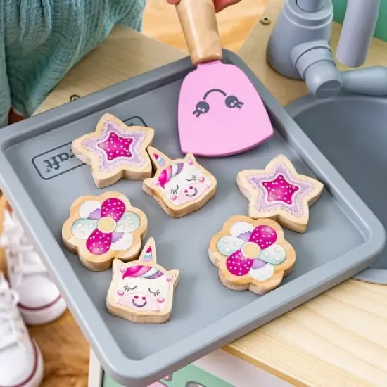 Kidkraft Lil' Friends Wooden Play Kitchen with 14 Accessories image {4}