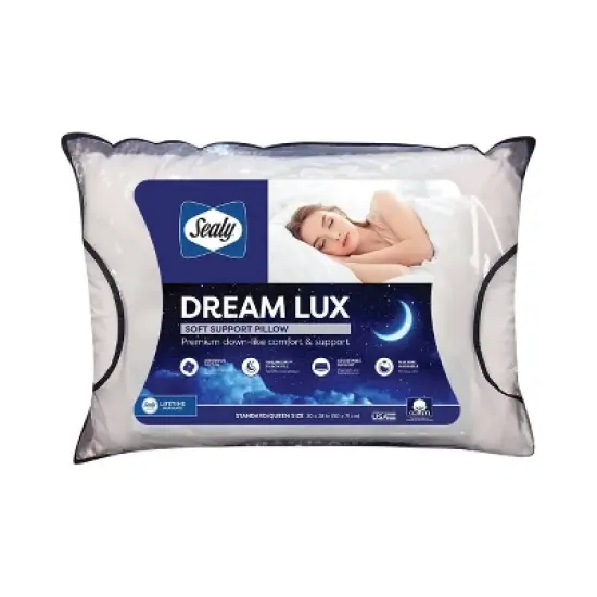 Sealy 300 Thread Count Dream Lux Bed Pillow image {4}