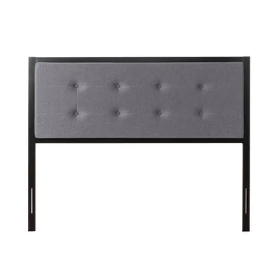 Barbara Upholstered Button Tufted Metal Headboard - Zinus
 image {1}
