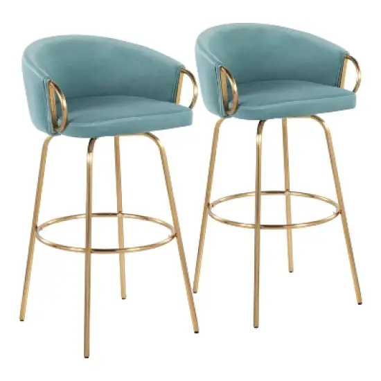 Set of 2 Claire Barstools - LumiSource
 image {11}
