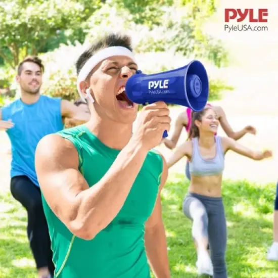 Pyle PMP18 Professional Megaphone Speaker - 15W, Handheld, Compact image {6}