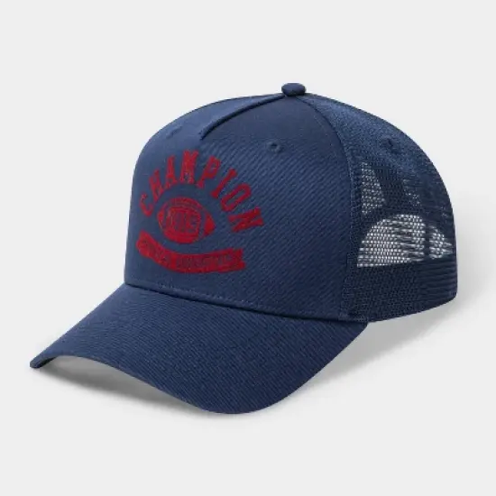 Champion Adult Phys Ed Twill Trucker Hat - Navy image {3}