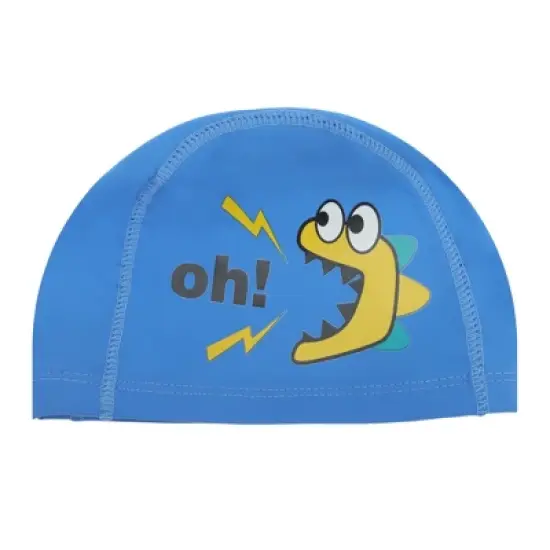 Unique Bargains Kid's Knitted PU Letter Swim Cap 1 Pc image {7}
