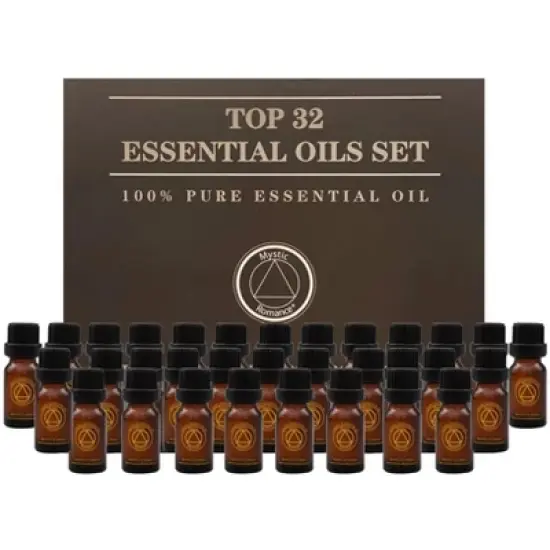 Di&rsquo;Aroma 32 Piece Essential Oil Gift Set with 0.33 Fl Oz Bottles &ndash; 100% Pure Aromatherapy Oils Collection for Diffusers, Humidifiers & Relaxation image {4}