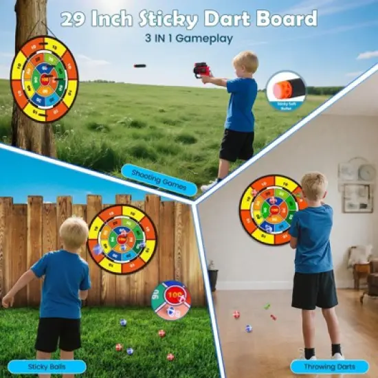 Vatos 2 Pack Bow and Arrow Toy for Kids Outdoor Activity Toys Birthday for Boys Girls 5-12 Year Old image {1}