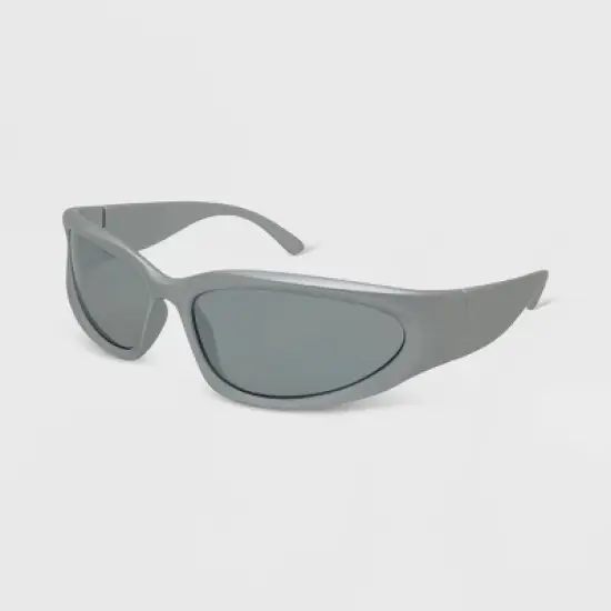Sport Matte Finish Sunglasses - Wild Fable&trade; Gray image {1}
