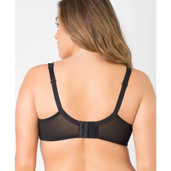 Curvy Couture Tulip Lace Push Up Bra image {1}