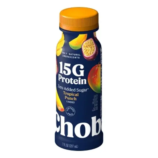 Chobani 15g Tropical Punch Greek Yogurt Drink - 7 fl oz image {2}