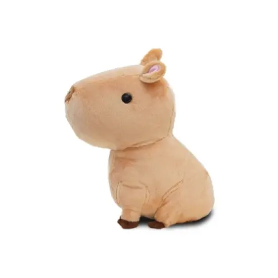 Avocatt 10" Brown Capybara Plush Stuffed Animal image {1}