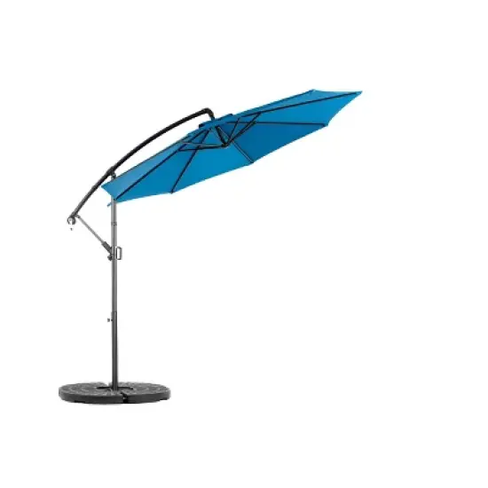 Kumasinova 10 FT Offset Patio Umbrella with Adjustable Tilt,Cantilever Outdoor Umbrella with 8 Ribs,Market Umbrella for Pool,Garden image {1}