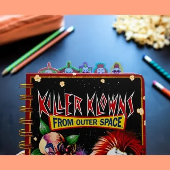 Silver Buffalo Killer Klowns From Outer Space 5-Tab Spiral Notebook With 75 Sheets image {7}