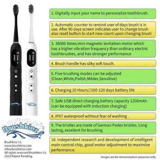 Novelty Gift Brushkinz &ndash; The ultimate sonic toothbrush that takes personalization to the next level! image {4}